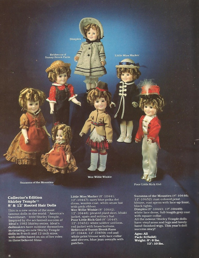 IDEAL CATALOG-COLLECTABLE DOLLS FOR 1983