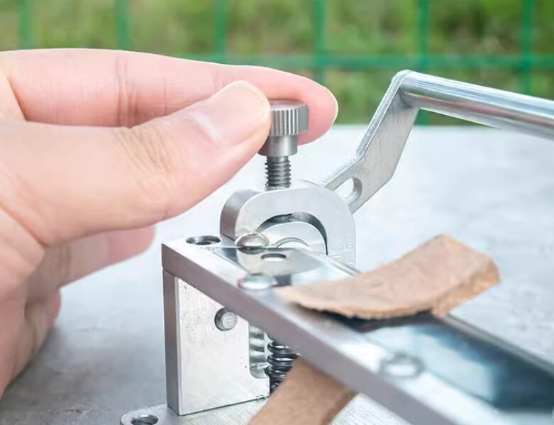 Handmade leather thinning machine, soft & hard leather belt scraping machine