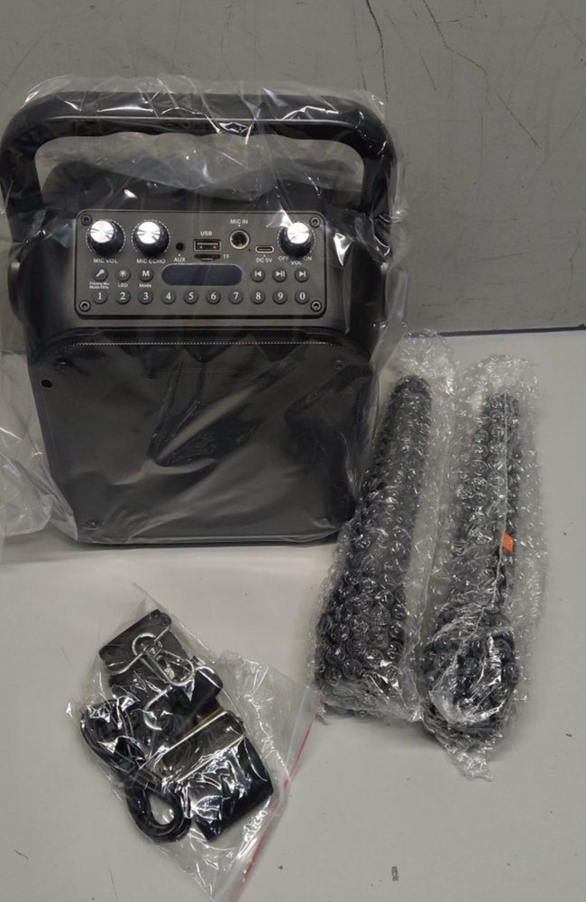 K9-M Karaoke Machine with Two Wireless Microphones