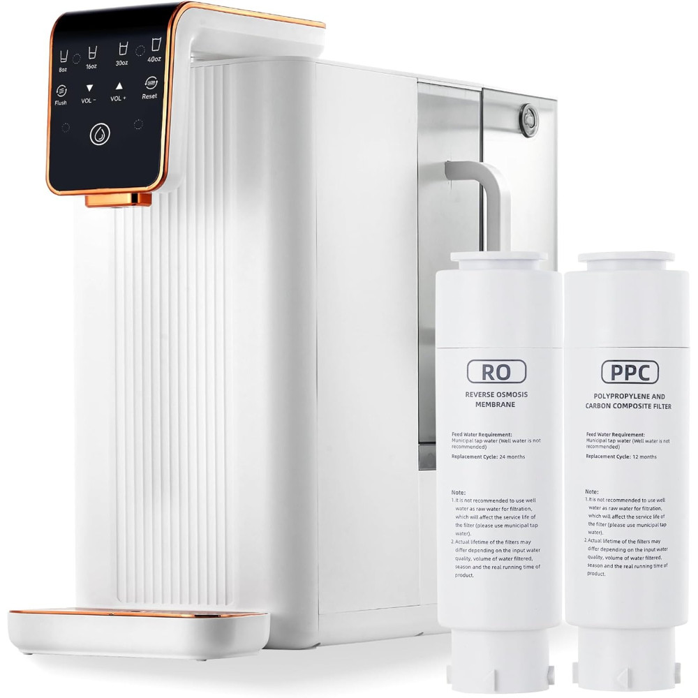 Countertop Reverse Osmosis Water Filter 5-Stage RO Water Filtration System