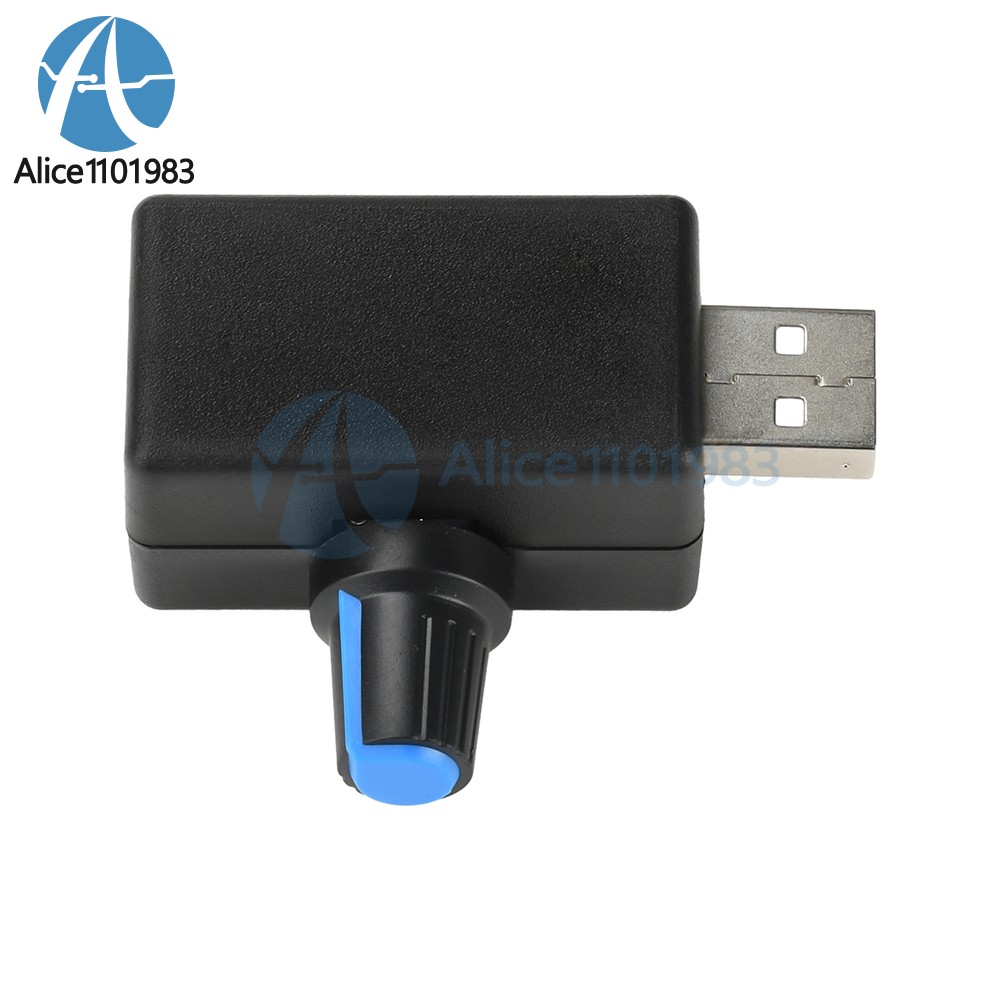 DC 4-12V 5W Mini USB Fan Speed Controller Adjustable Fan Speed Control Module