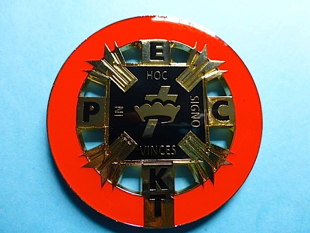 Knight Templar PEC High Quality Cut out Car Emblem