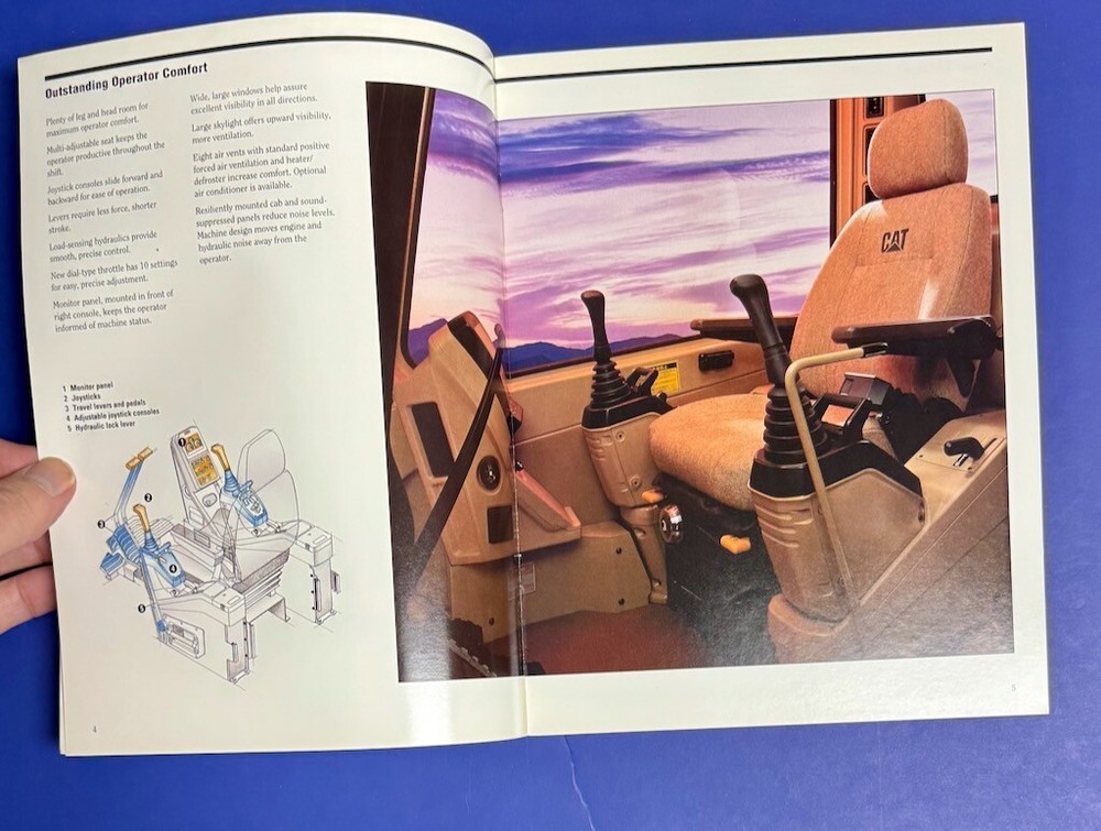 CATERPILLAR BROCHURE 311 Excavator 1993