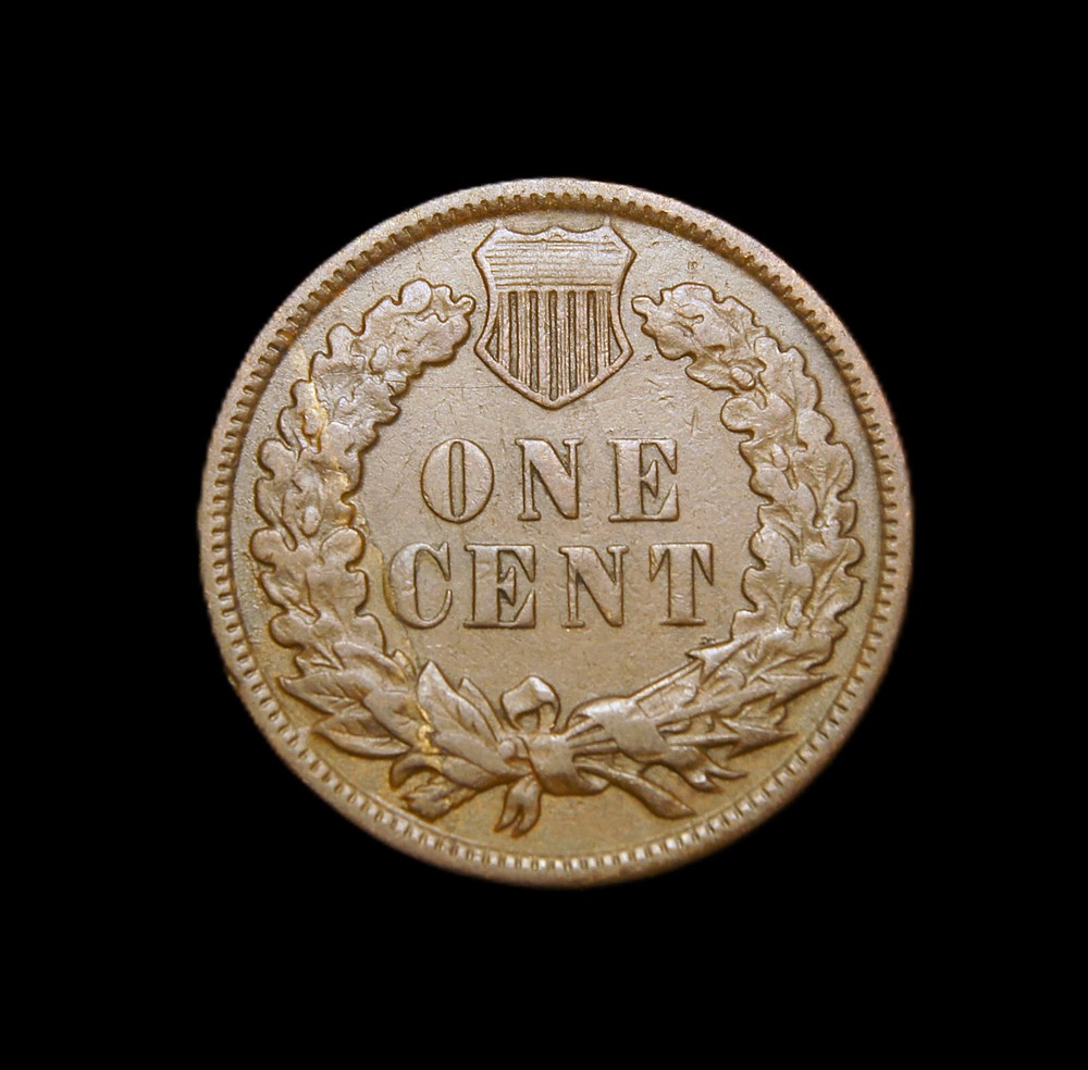 1882 Indian head cent AU