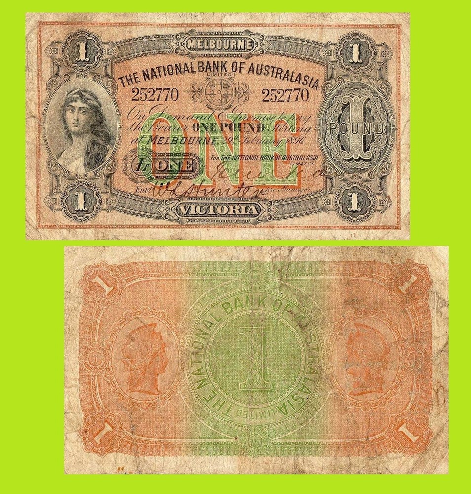 australia 1 pound 1896 *  Copy