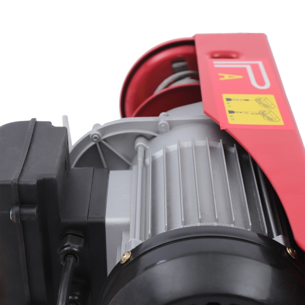 2200LBS Electric Hoist Winch Engine Crane with Wireless 110V