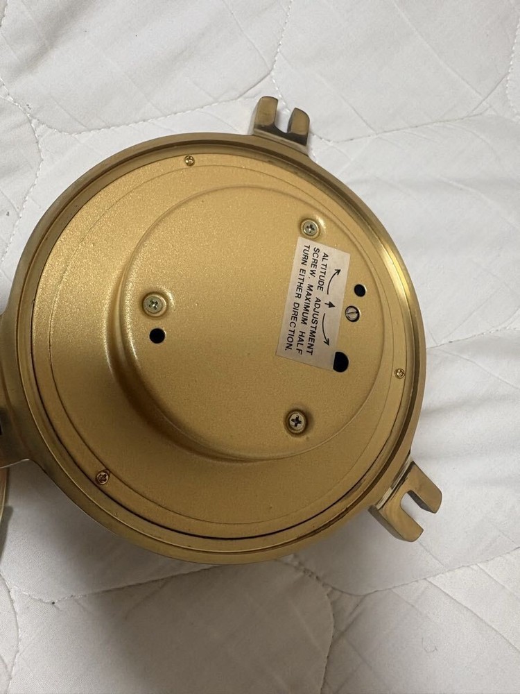 Plastimo Brass Barometer For Ships Marine Clock