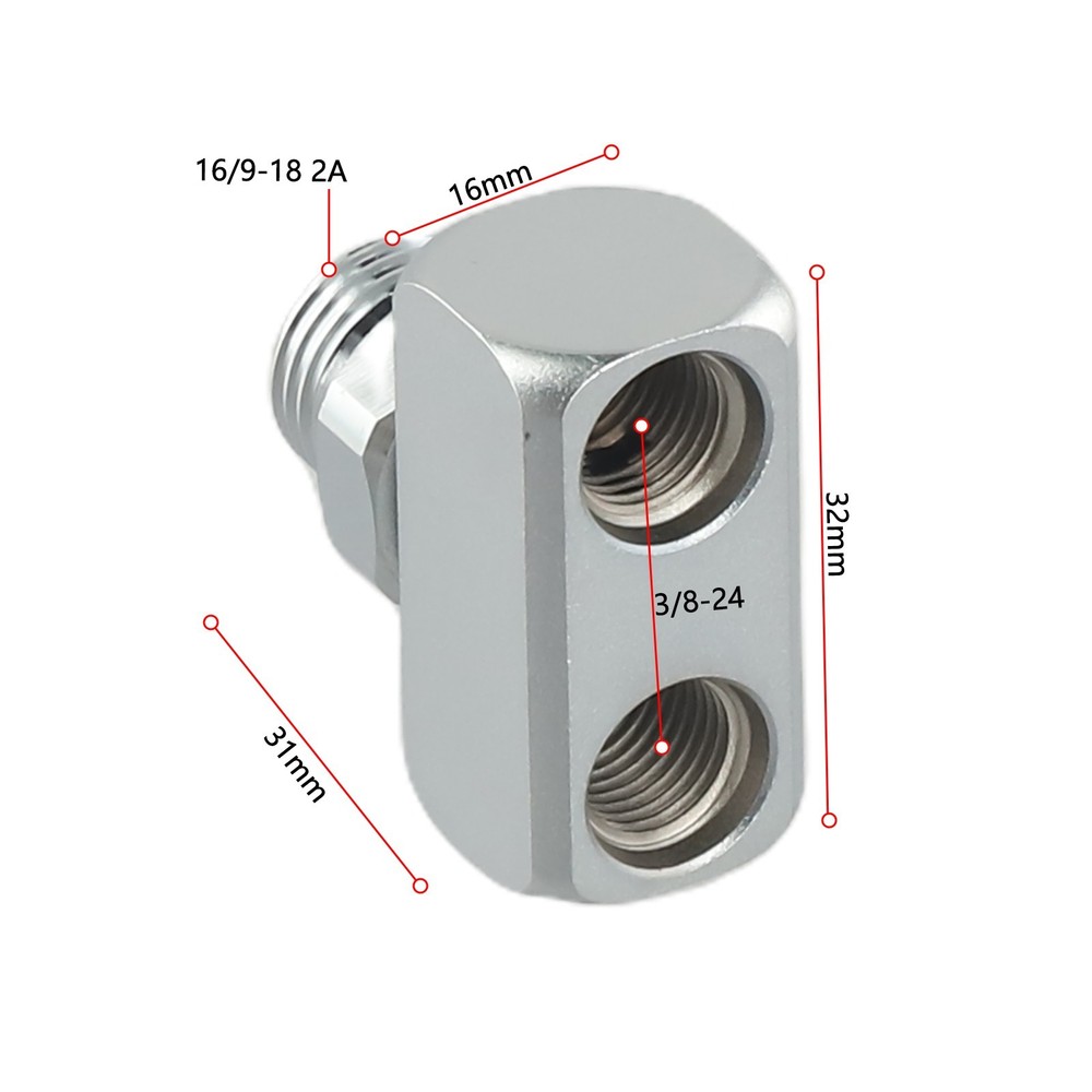 Quality Thread Adapter Hose Adapter Plitter Regulator 1 To 2 LP Thread