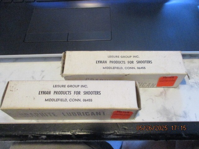 LYMAN Reloading GRAPHITE LUBRICANT, New Old Stock