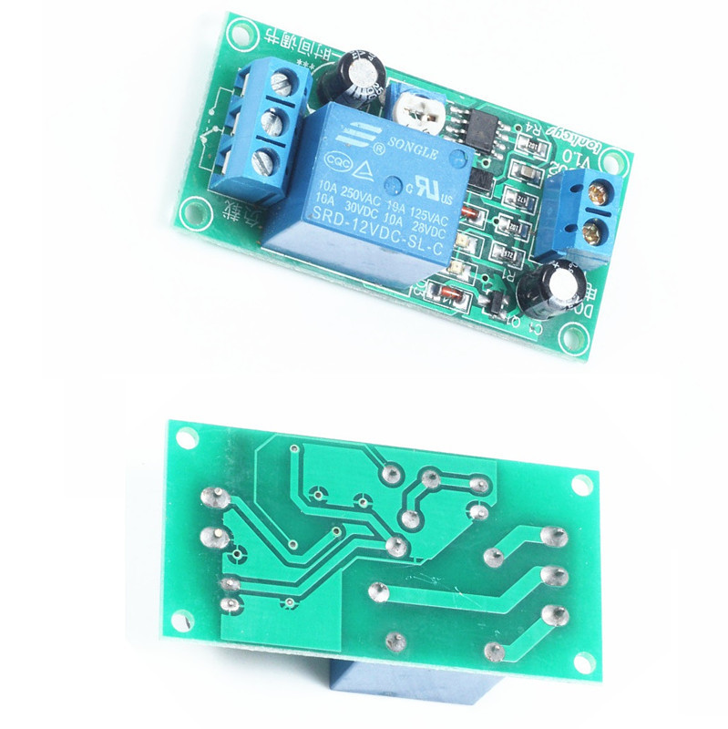 DC 12V NE555 0~60 Seconds Delay Timer Time Switch Adjustable Time Relay Module K