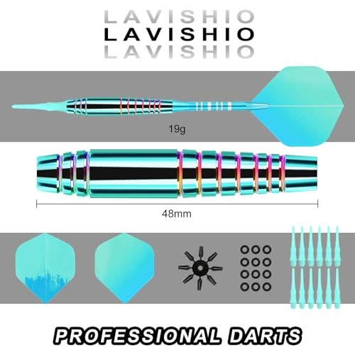 Soft Tip Darts Sets - Soft Tip Darts for Electronic Dartboard bright blue