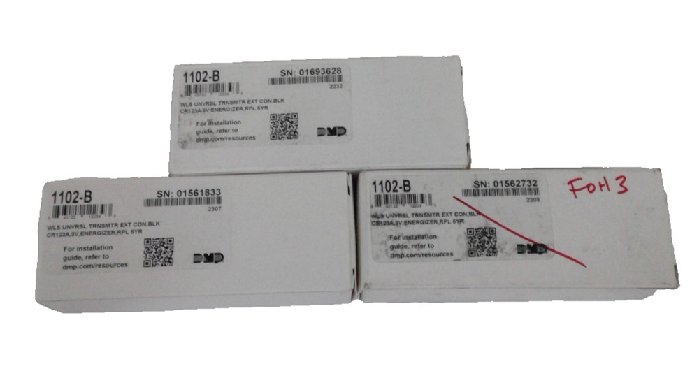 DMP 1102B- Wireless Transmitter (lot of 3)