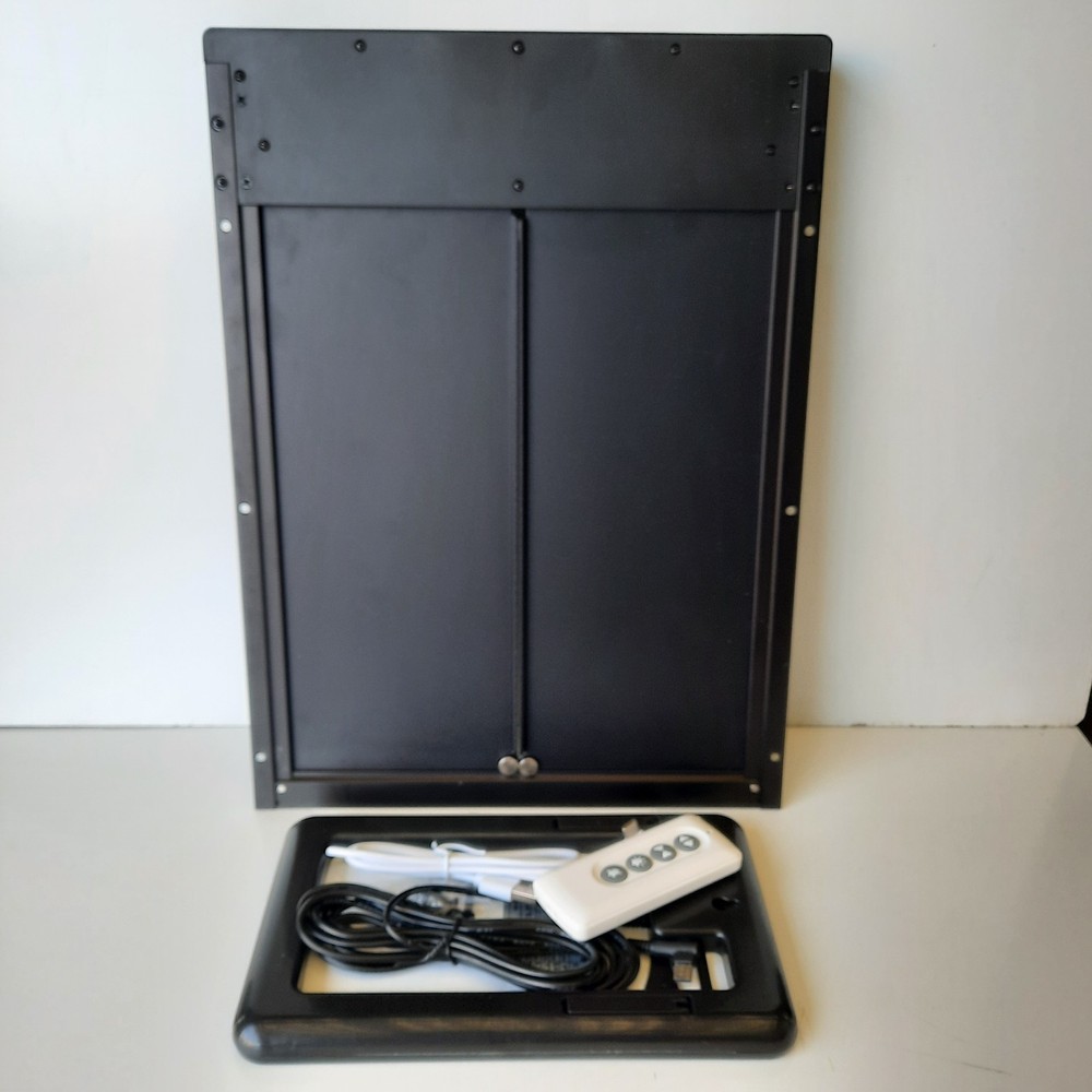 Smart Metal Automatic Chicken Coop Door Solar Powered Black C