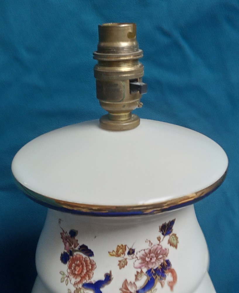 Mason ironstone Blue Mandalay Table Lamp