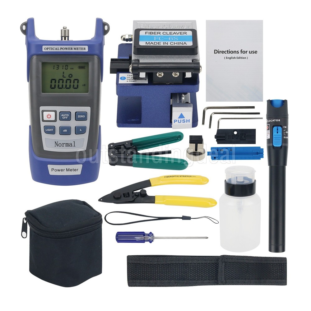 Fiber Optic FTTH Tool Kit FTTH Tools Set Optical Fiber Cold Splicing Machine os6