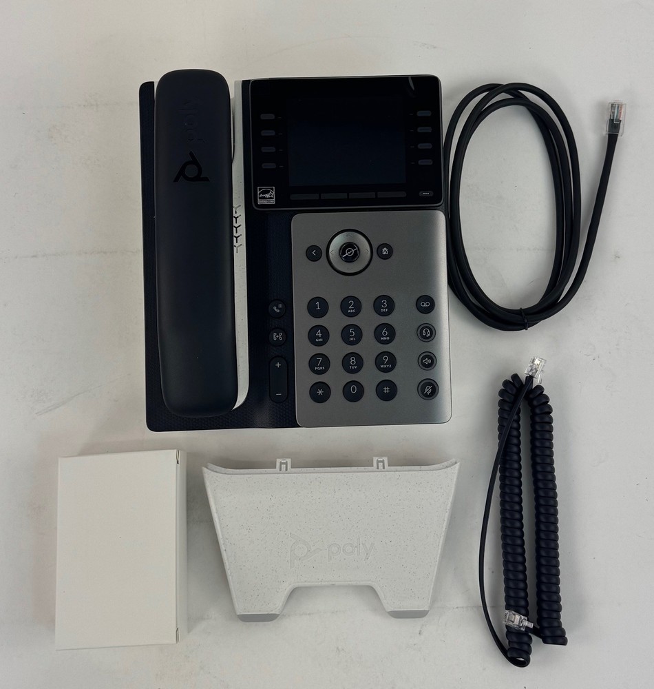 Poly Edge E350 IP Phone - 89B53AA#ABA - With Power Supply - New - Bulk
