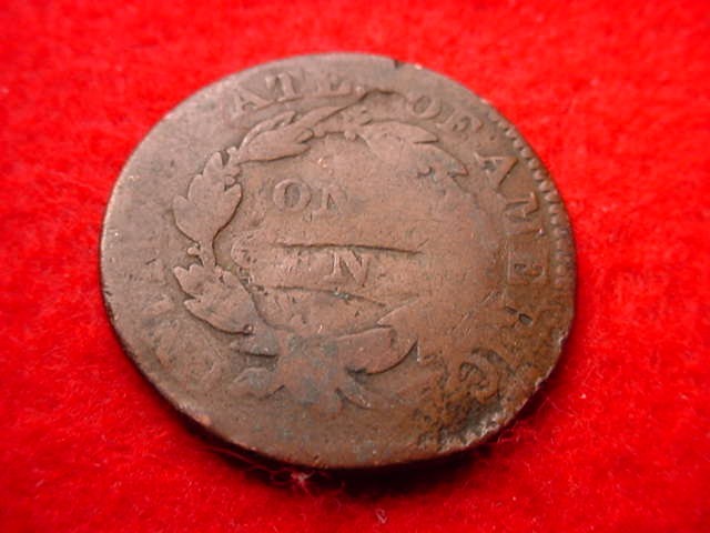 1832 CORONET HEAD LARGE CENT COPPER COIN! #Z-115