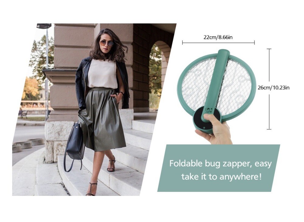 🌟USB Electric Bug Zapper Fly Swatter Racket, Pest Control For Insect Mosquitos