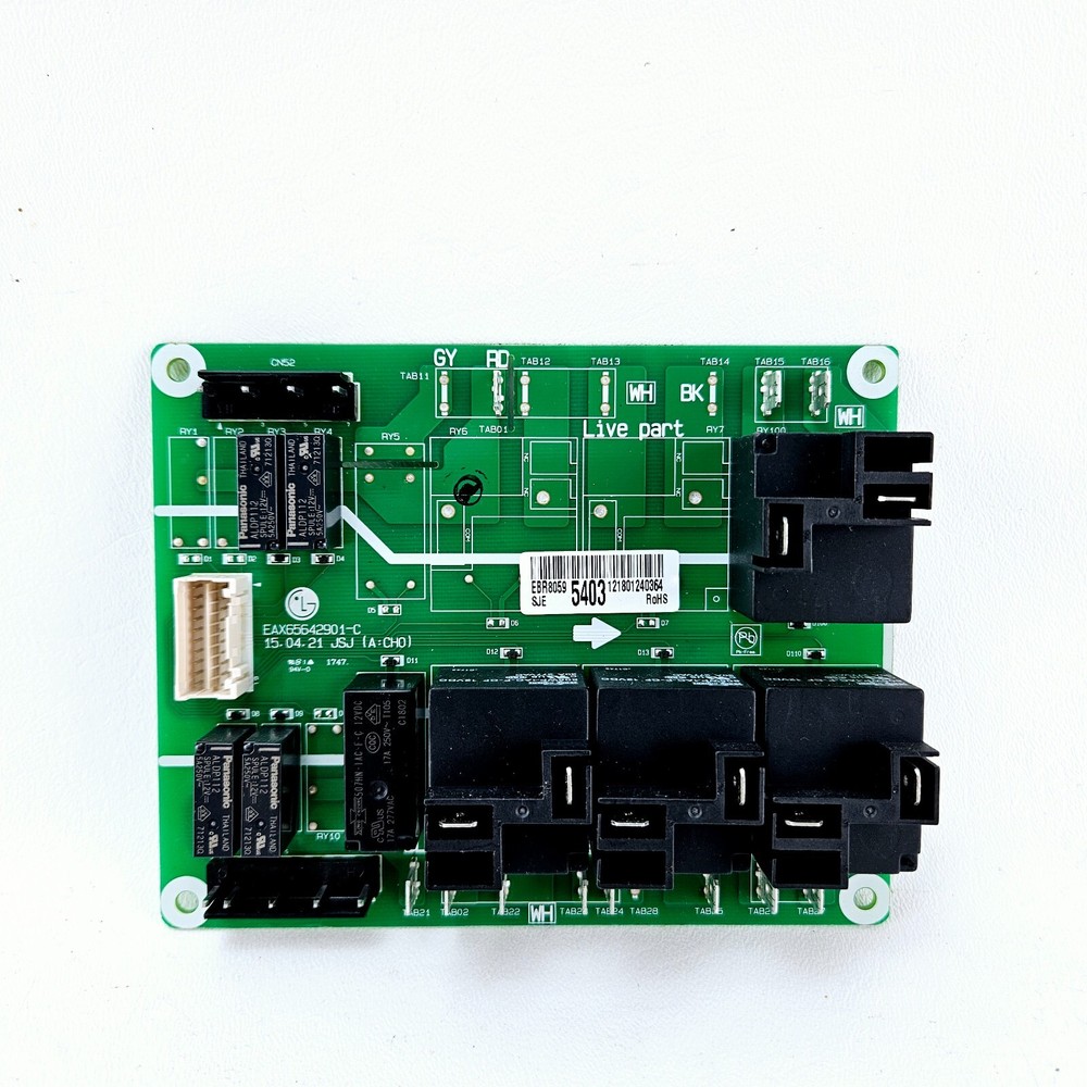 Genuine LG Range Oven, Relay Board # EBR80595403