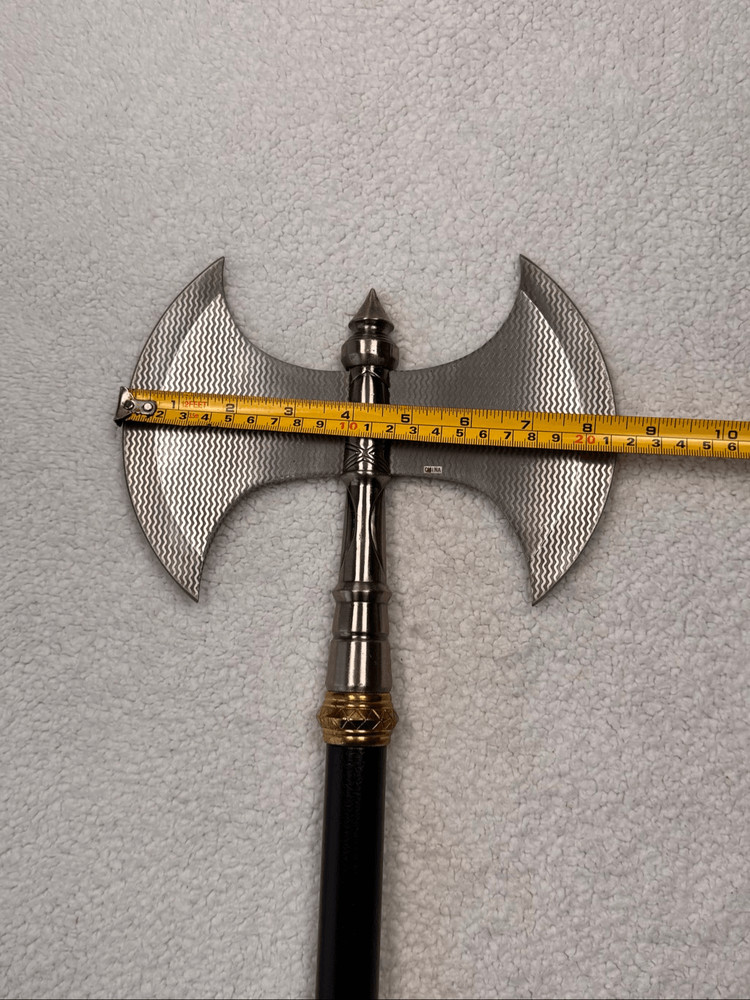 Double Blade Medieval Fantasy Fighting Axe