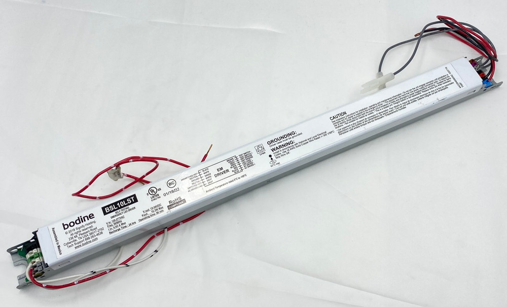 Bodine BSL10LST Self Testing Emergency Led Driver