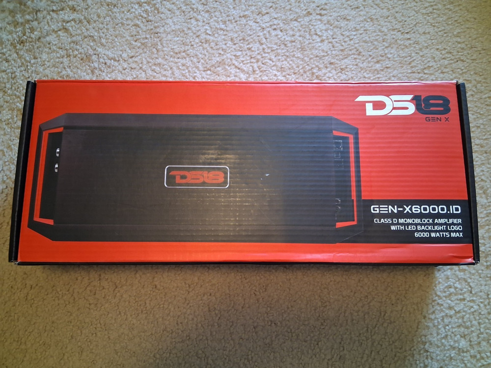 DS18 GEN-6000.1D Class D Monoblock 6000W Amplifier
