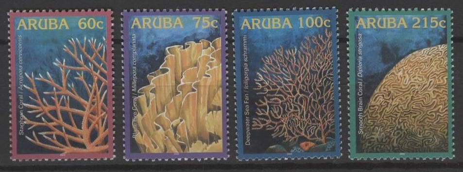 Arubu Issue 2005 (348-351) Coral