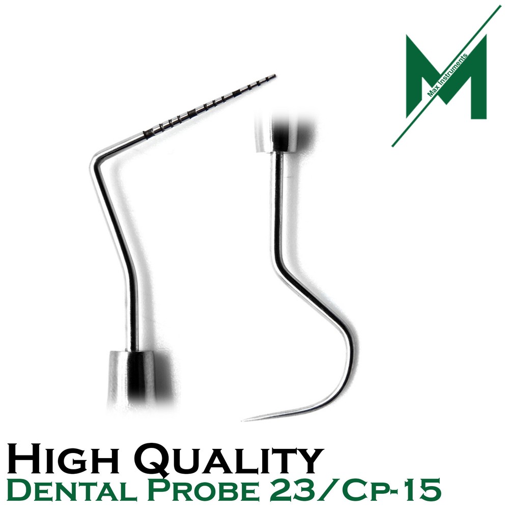 Dental Explorer 23/UNC 15 Probe – Double Ended Tool with Color Marks, Examine