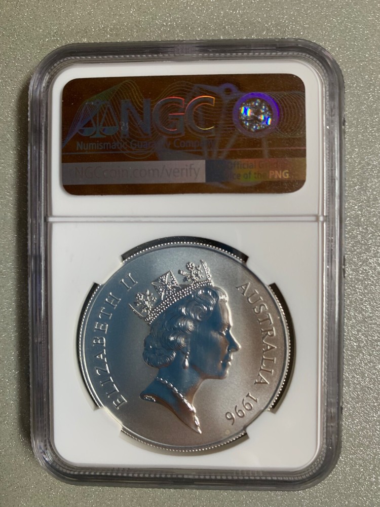 1996C Australia $1 Kangaroo MS68 LOW POP
