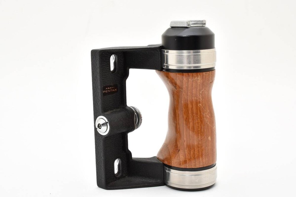 Pentax 67 Wooden Grip Medium Format Camera Accessory Excellent JAPAN