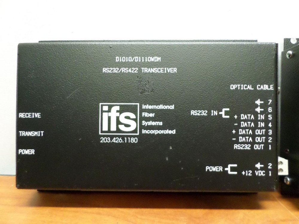 IFS VT1505WDM Video Transmitter & Data Receiver