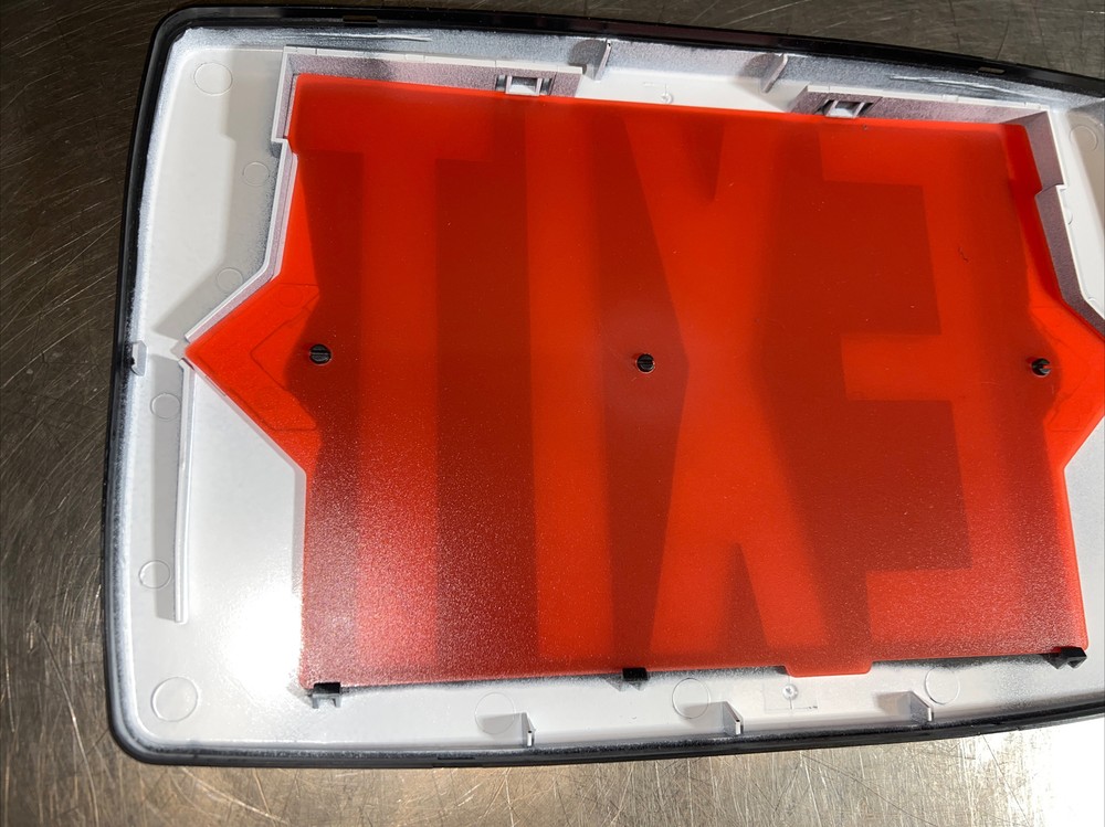 LITHONIA LIGHTING EXIT SIGN REPLACEMENT FACE PANEL RED LETTERS Nos Surplus