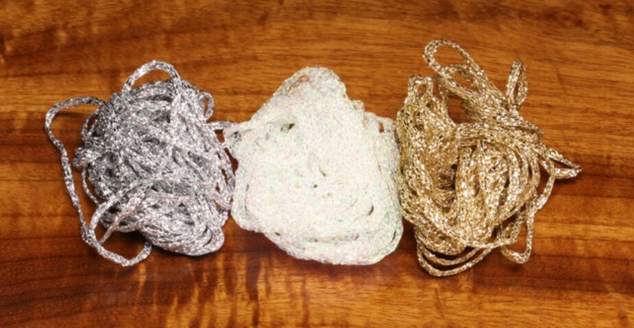 Hareline Dubbin DIAMOND BRAID Fly Tying Material Approx. 5 Yards