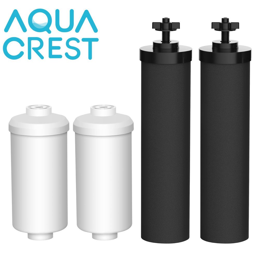AQUA CREST Filters Replacements For Berkey® BB9-2&PF-2&Gravity Filter System