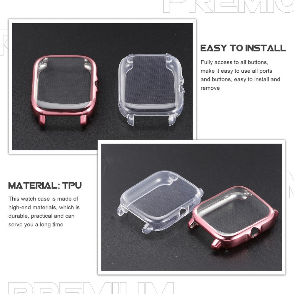 2Pcs Watch Screen Protector Portable Watch Shell Screen Cover Full Case