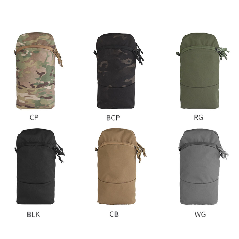 GP Vertical 12X6 Sundries Bag Tactical Molle Back Panel Accessory Bag Pouch