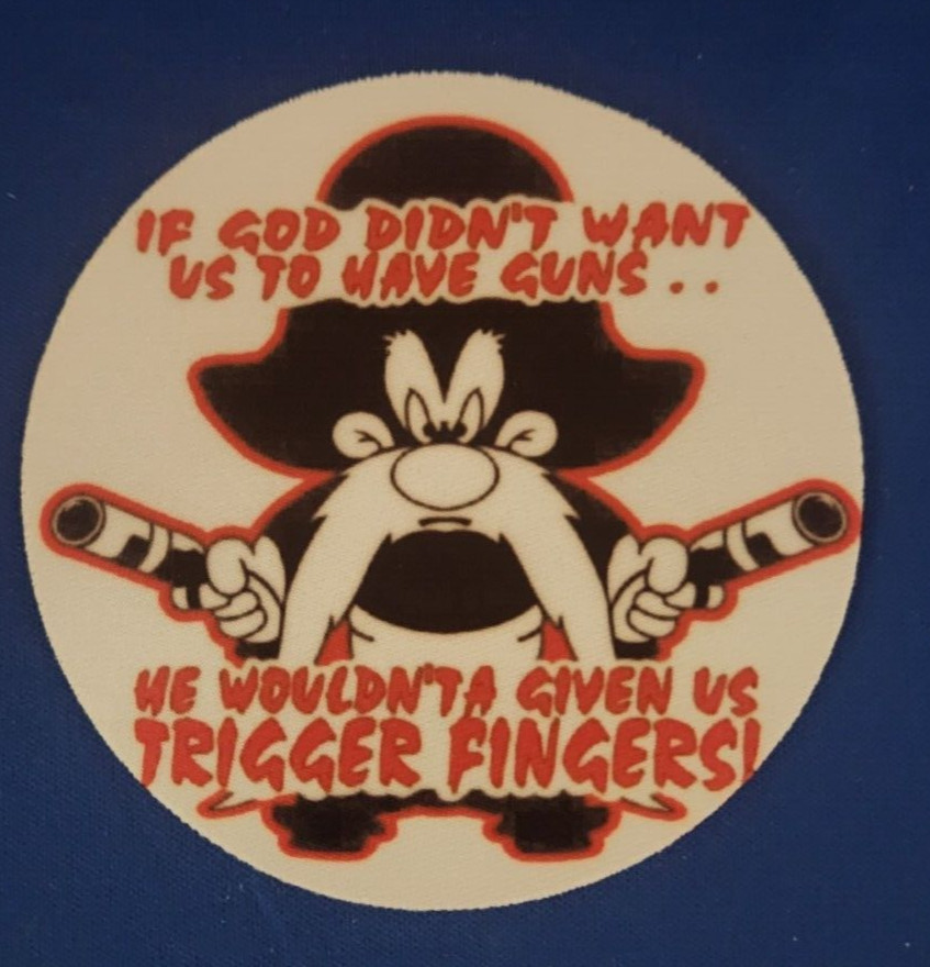 YOSEMITE SAM COASTER   - Trigger Finger Pro Gun Design