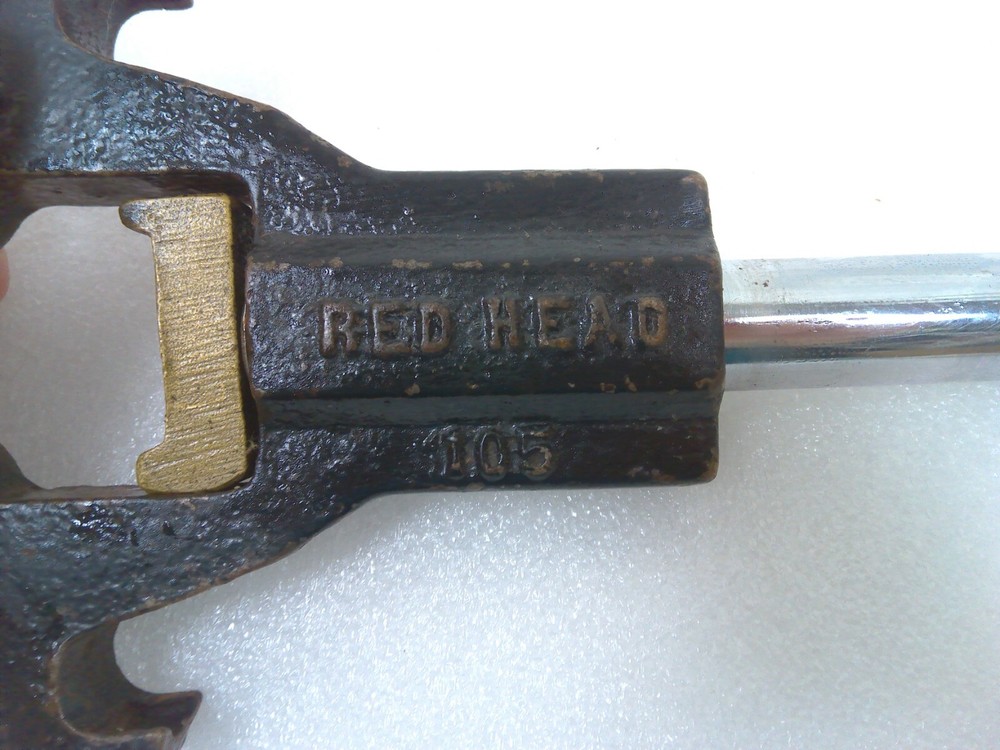 Red Head 105 Fire Department Hydrant Spanner Wrench USED