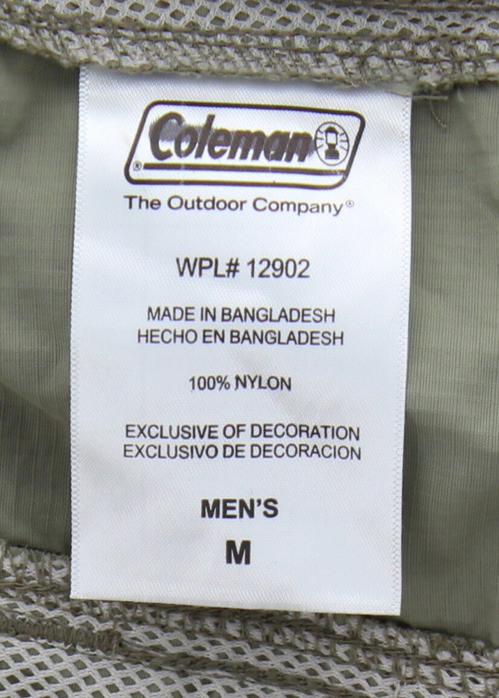 Coleman Cargo Shorts Mens Relaxed Fit Solid Lightweight Hiking Short