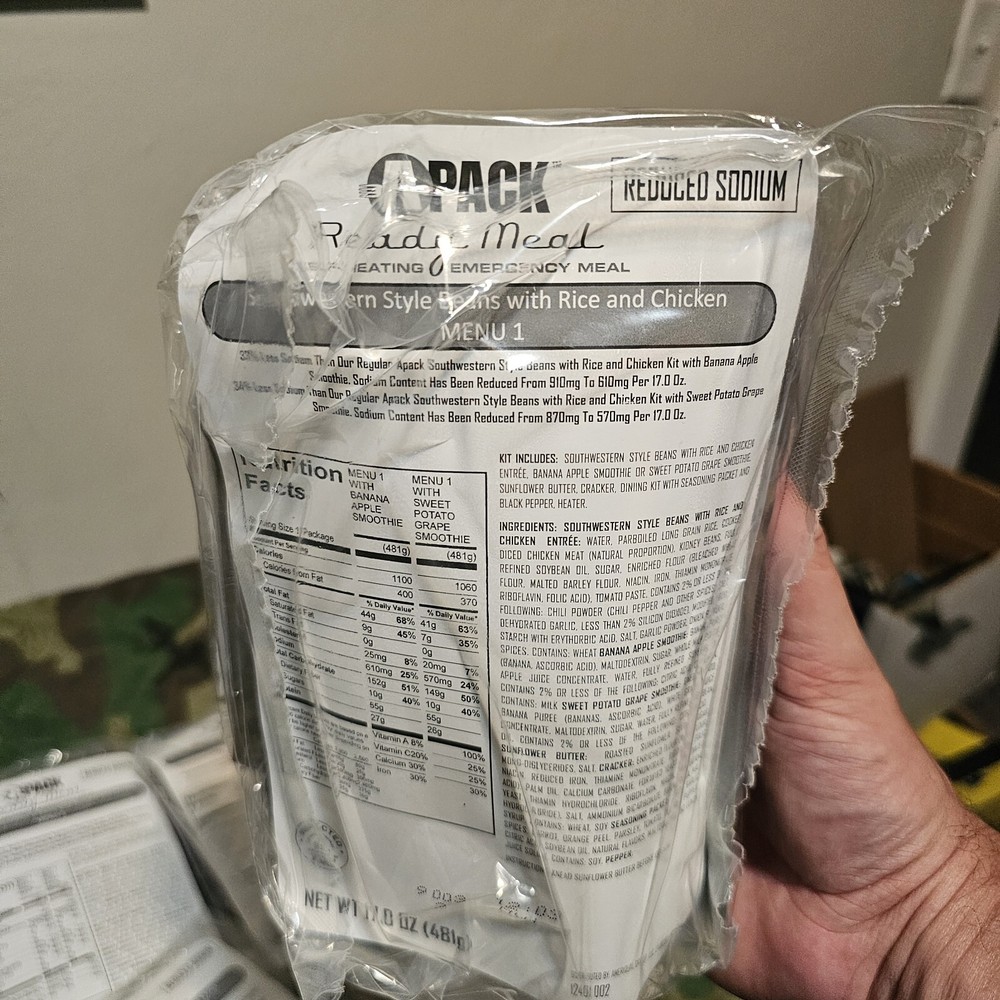 USGI OCP Multicam Assault Pack/Bugout Bag 6 MRE Survival Bundle