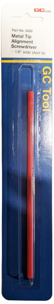 1/8" Wide Alignment Tool, 6" Long, Double Metal Tab Ends