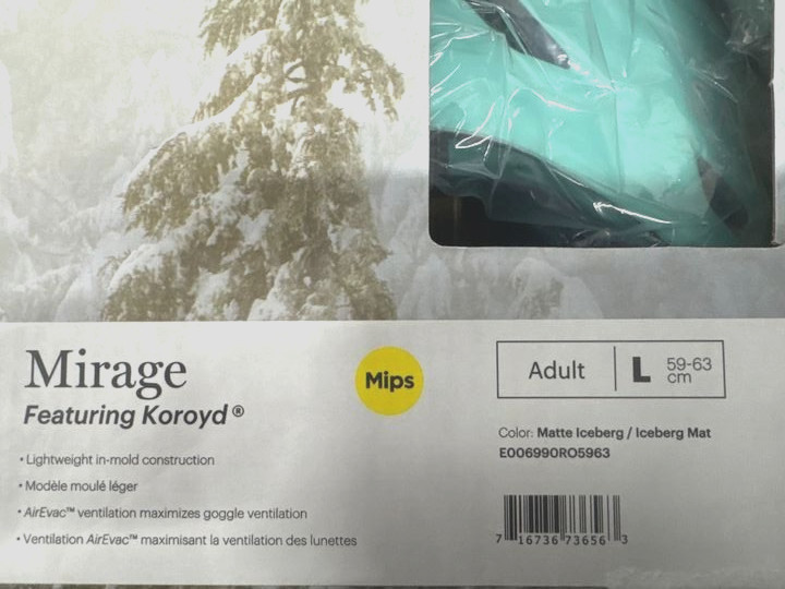 Smith Optics Mirage MIPS Snow Helmet (Matte Iceberg, Large)