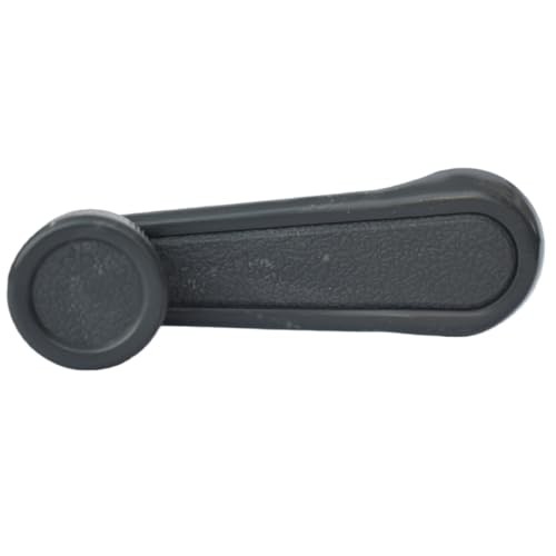 2 Pcs Manual Window Crank Handle Black with Chrome Center Left & Right Pair