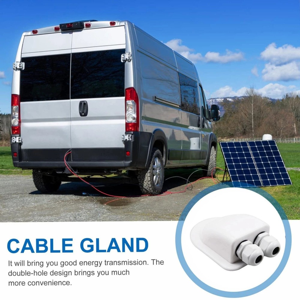 Solar Panel Cable Junction Box - IP68 Waterproof for 2mm² to 6mm² Cables