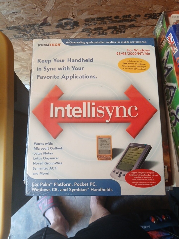 Intellisync Handheld Software Pumatech windows 98 NT 98 Me Xp