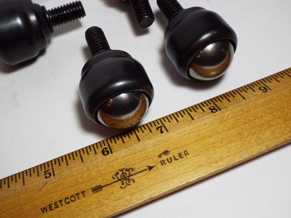 8 Conveyor Table Bearing Ball Caster Roller Transfer Steel Threaded Stud Mounted