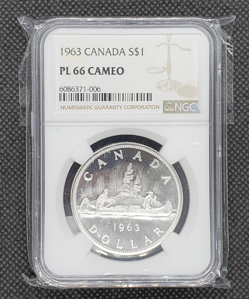 1963 Canada $1 | NGC PL66 CAMEO
