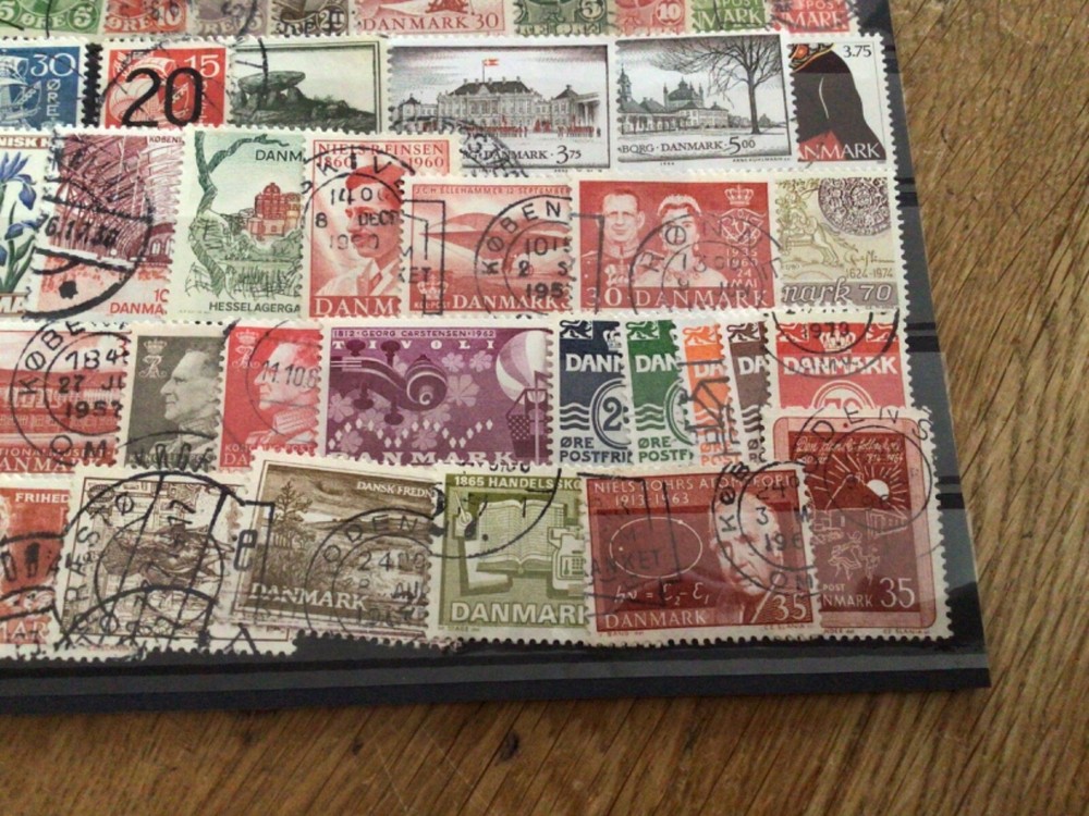 Denmark mounted mint or used stamps A12360