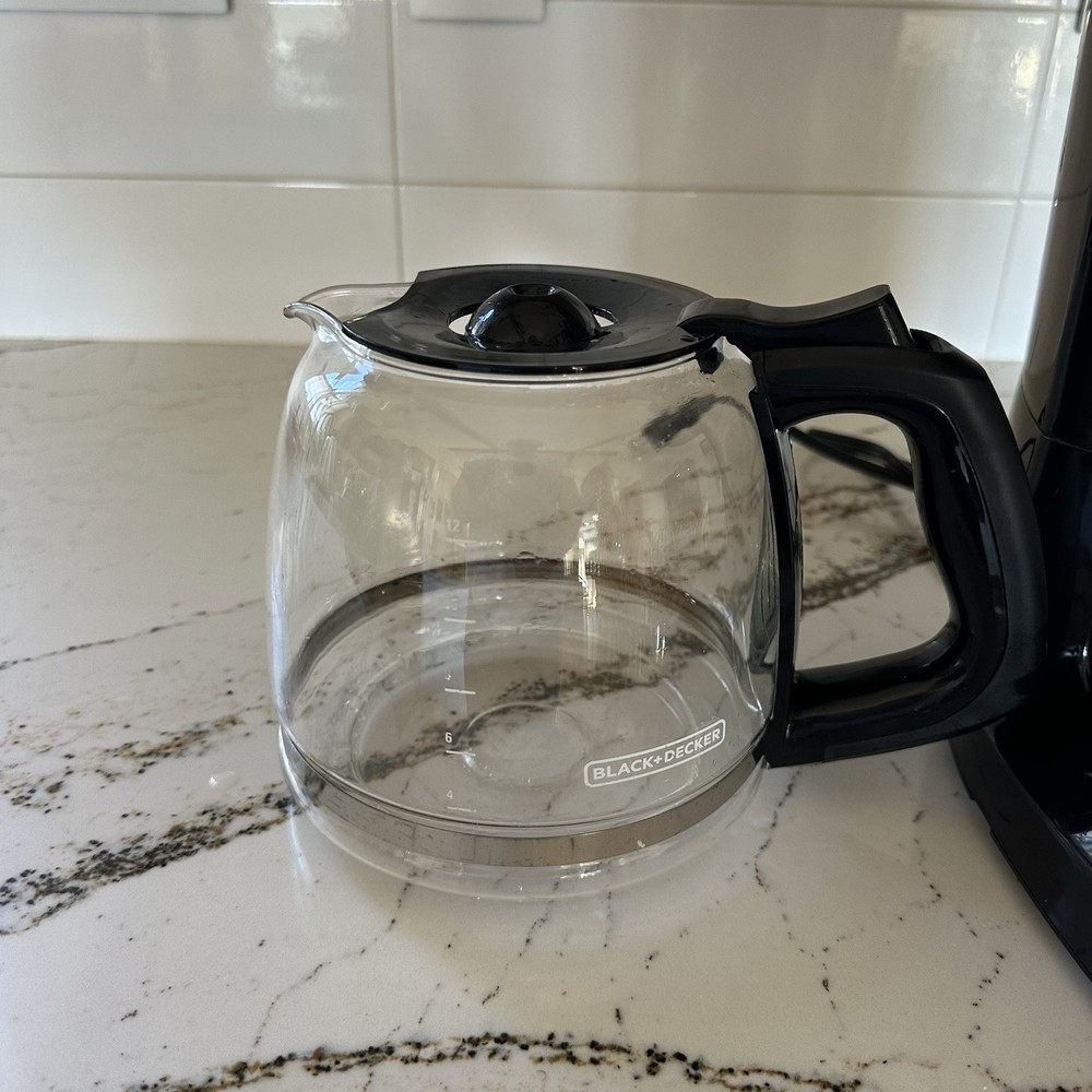 Black + Decker CM1100B 12 Cup Programmable Coffeemaker, Black