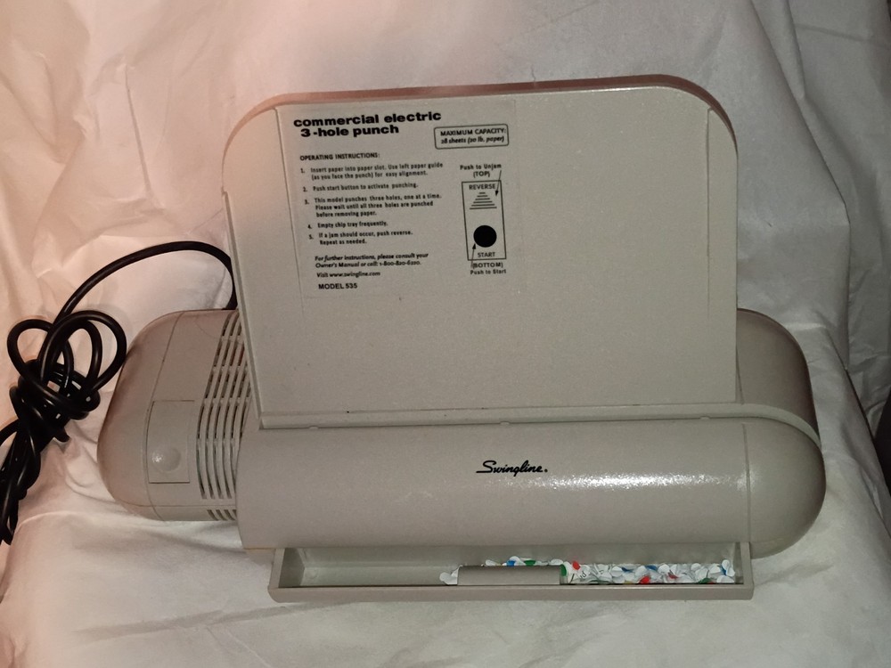 Swingline Upright  Automatic Paper Puncher